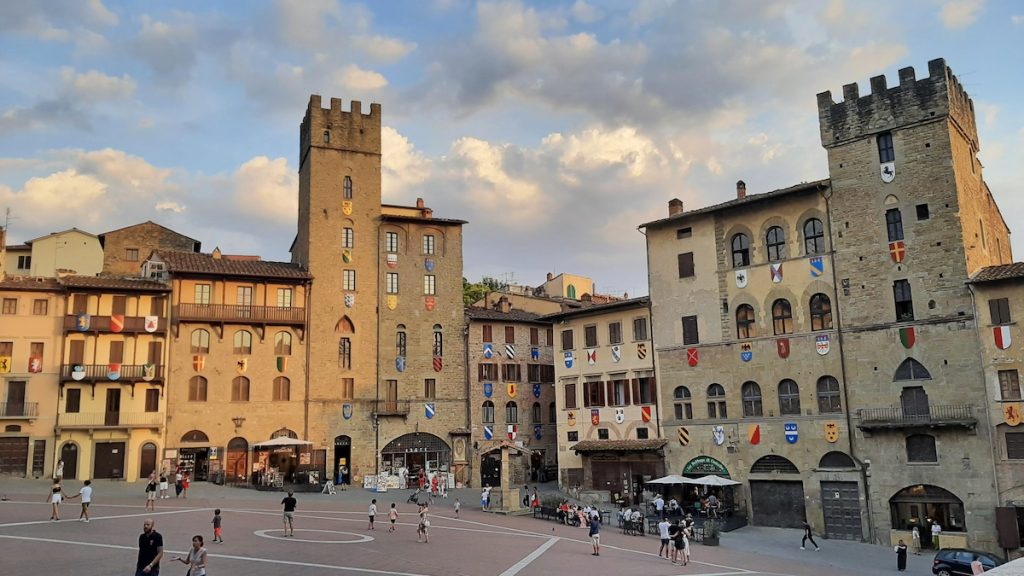 Piazza del Campo en Siena, Toscana, Italia