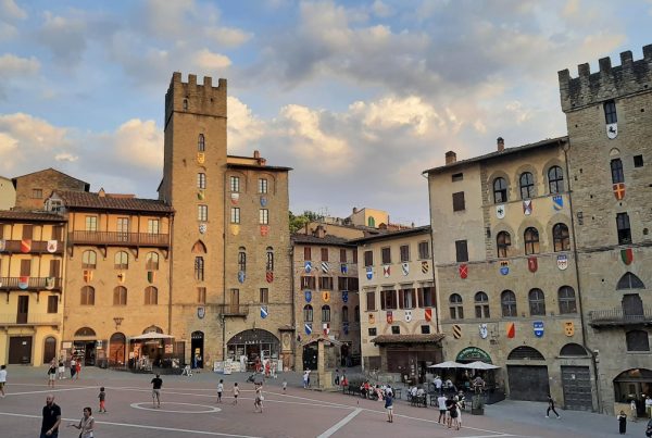 Piazza del Campo en Siena, Toscana, Italia